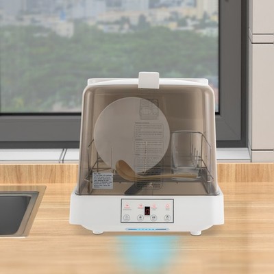 Portable Mini Dishwasher Countertop Dish Washing Machine w/ Washing Programs NEW