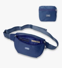 Foldie Crossbody Bag RFID Safe Navy Blue