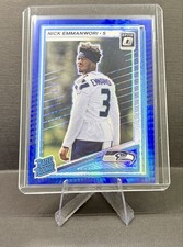 2025 Panini Donruss Optic - Rated Rookie Nick Emmanwori #277 Blue Hyper Prizm...