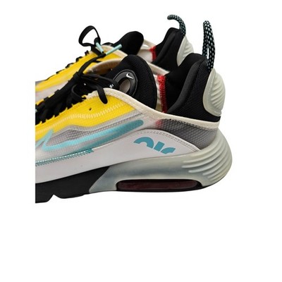 Nike Air Max 2090 White Speed Yellow Bleached Aqua Shoes  display picture 1
