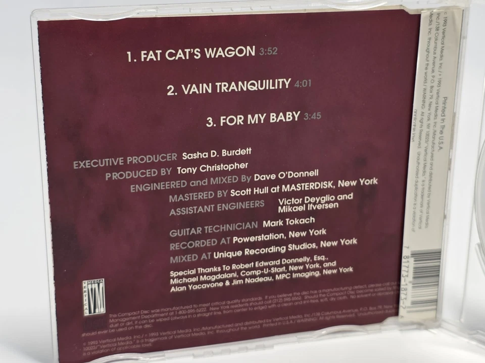 Brian Tichy JD DeServio Paradise Market CD РЕДКИЙ БОЛЬШЕ НЕ ИЗДАЮЩИЙСЯ 1993 Хард-рок Макси Сингл - Изображение 2 из 3