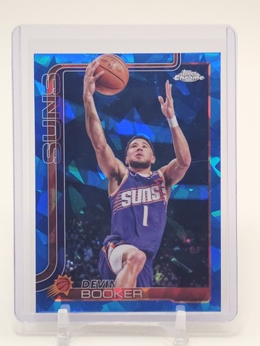 DEVIN BOOKER 2024-25 TOPPS CHROME SAPPHIRE REFRACTOR #195 SUNS Q7440