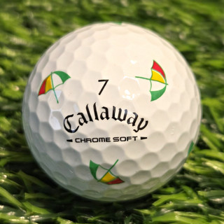 Pelota de golf Callaway cromada suave Arnold Palmer paraguas #7 nuevos coleccionistas