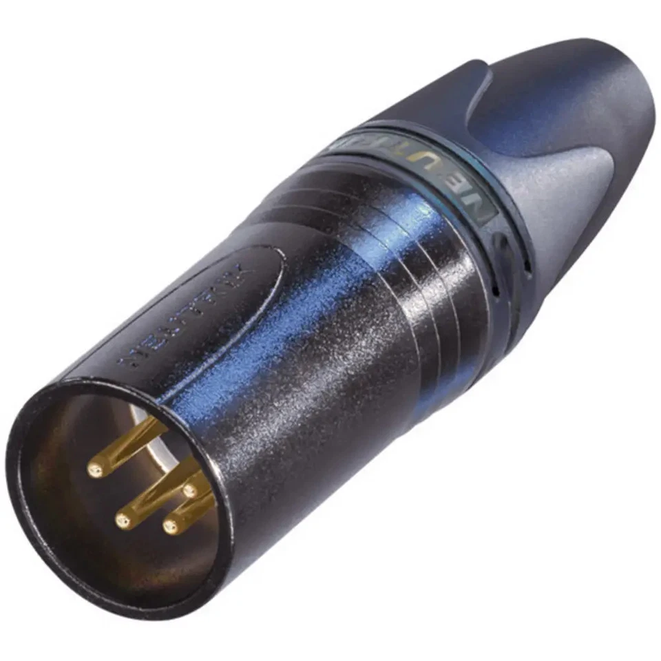 XLR mâle, droit Neutrik NC4MXX-B Nombre de pôles: 4 noir 1 pc(s) - Photo 1/1