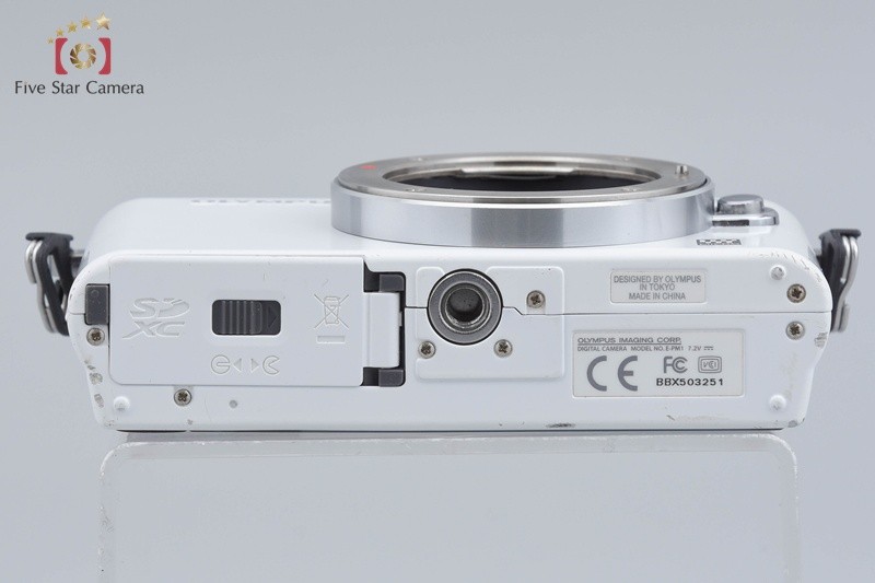 Olympus PEN mini E-PM1 White 12.3 MP Digital Mirrorless Camera