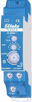 Eltako 23100836 Treppenlicht-Zeitschalter TLZ12-9 LED/ESL bis 200W 1S ...
