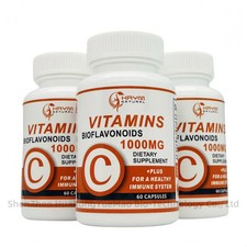 1pk Vitamin C Bioflavonoids 1000mg Dietary Supplement-60ct. USA Warehouse 