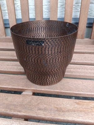 Original VINTAGE 1950/60/70er ? Blumenübertopf Kupfer Andorra