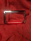 BACKOFF License Plate Mount Holder Bracket W LED Brake & Tail Light, Motorcycle