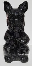 Wade Scottie Dog Scottish Terrier Porcelain Money Box Piggy Bank Blow-Up 1999