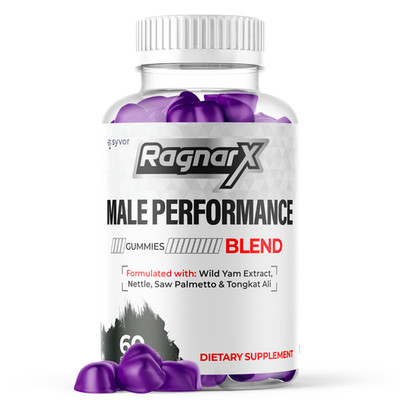 (1 Pack) RagnarX Male Gummys Advanced Formula Ragnar X Max Vitamin 60 Gummies