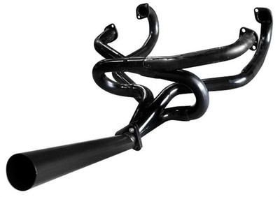 Empi 1-5/8 Inch Black Competition Merged Exhaust Header for Beetle - 3699