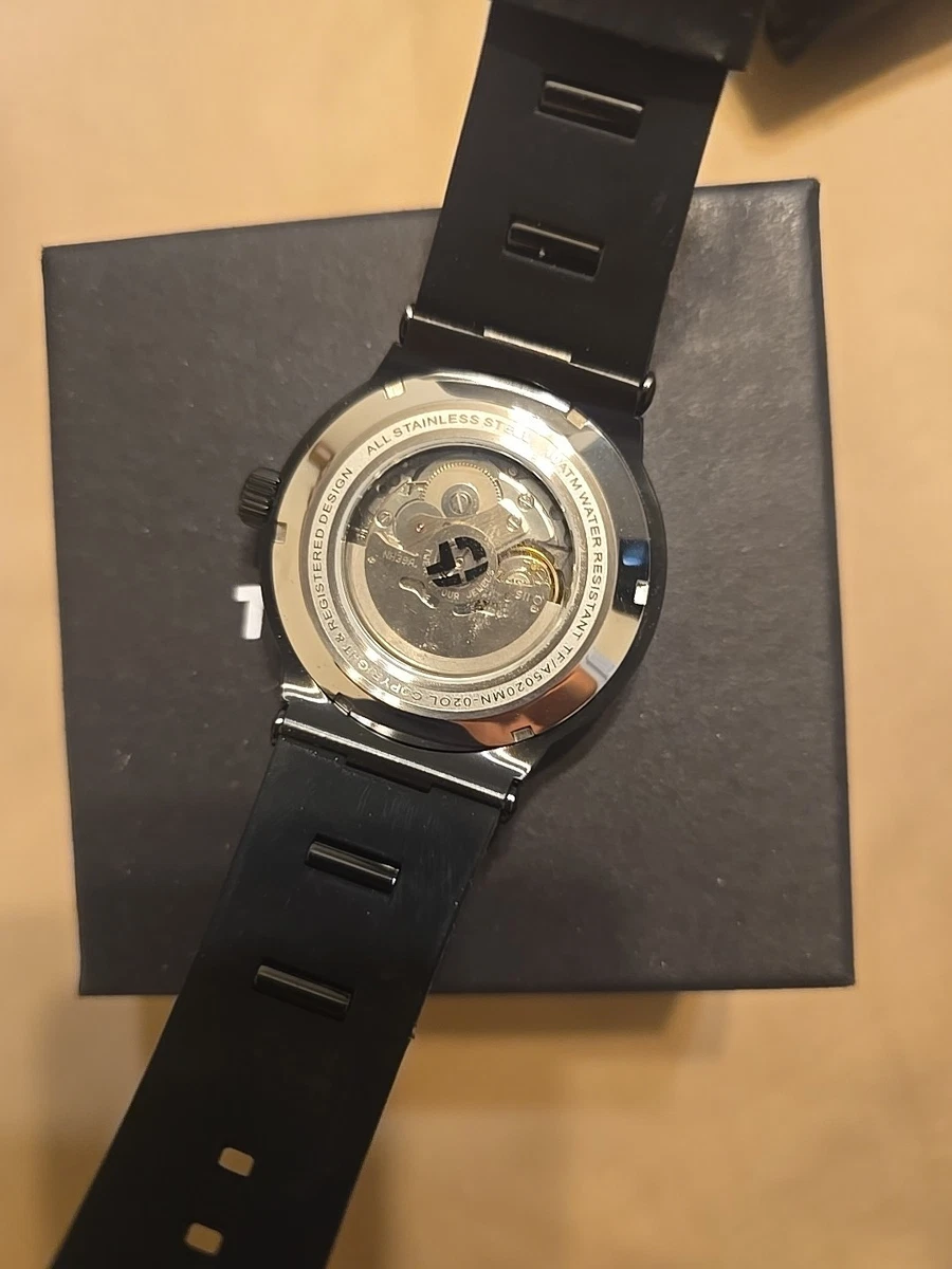 Time Force Status GMT TF/A5020MN-020L Automatic Watch  Black Water Resistant