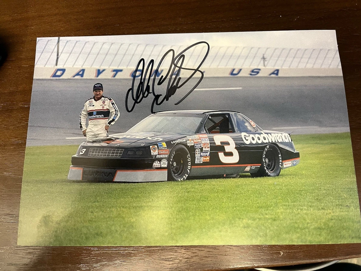 デイル　アンハート　シニア　NASCAR 直筆サイン入り写真(紙) Dale Earnhardt Sr Autograph Indiana Nascar Autographed Photos for