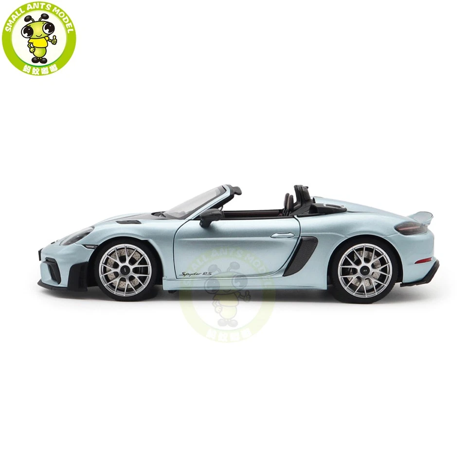1/18 Minichamps Porsche 718 Sypder RS Glacier Silver Diecast Model Car - Image 2 of 4