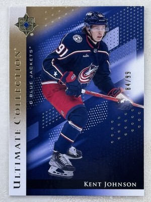 Kent Johnson 2024-25 Upper Deck Ultimate Collection Base Gold /99 #24 NHL Card