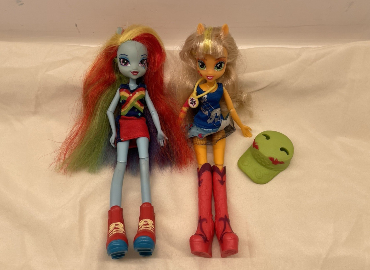My Little Pony Equestria Girls Doll Apple Jack, Rainbow Dash Articulated