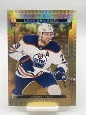Tim Hortons Hockey Cards 2022-2023 Leon Draisaitl Gold Etchings G-15