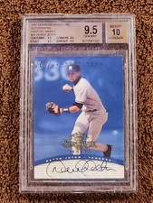 1997 DONRUSS SIGNATURE CENTURY MARKS #64 DEREK JETER BGS QUAD 9.5/ 10 POP 1 