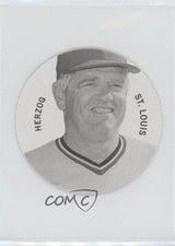 2013 Panini Cooperstown Collection Colgan's Chips Discs Whitey Herzog HOF 0s4r