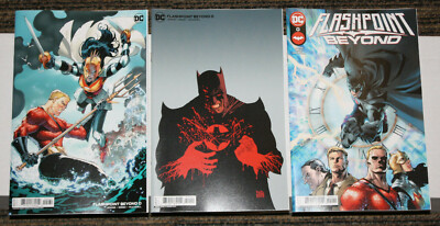 DC Flashpoint Beyond #0 THREE COVER SET  - A & B Cardstock & 1:25 Variant