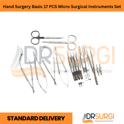 Hand Surgery Basic 17 PCS Micro Surgical Instruments Set | eBay