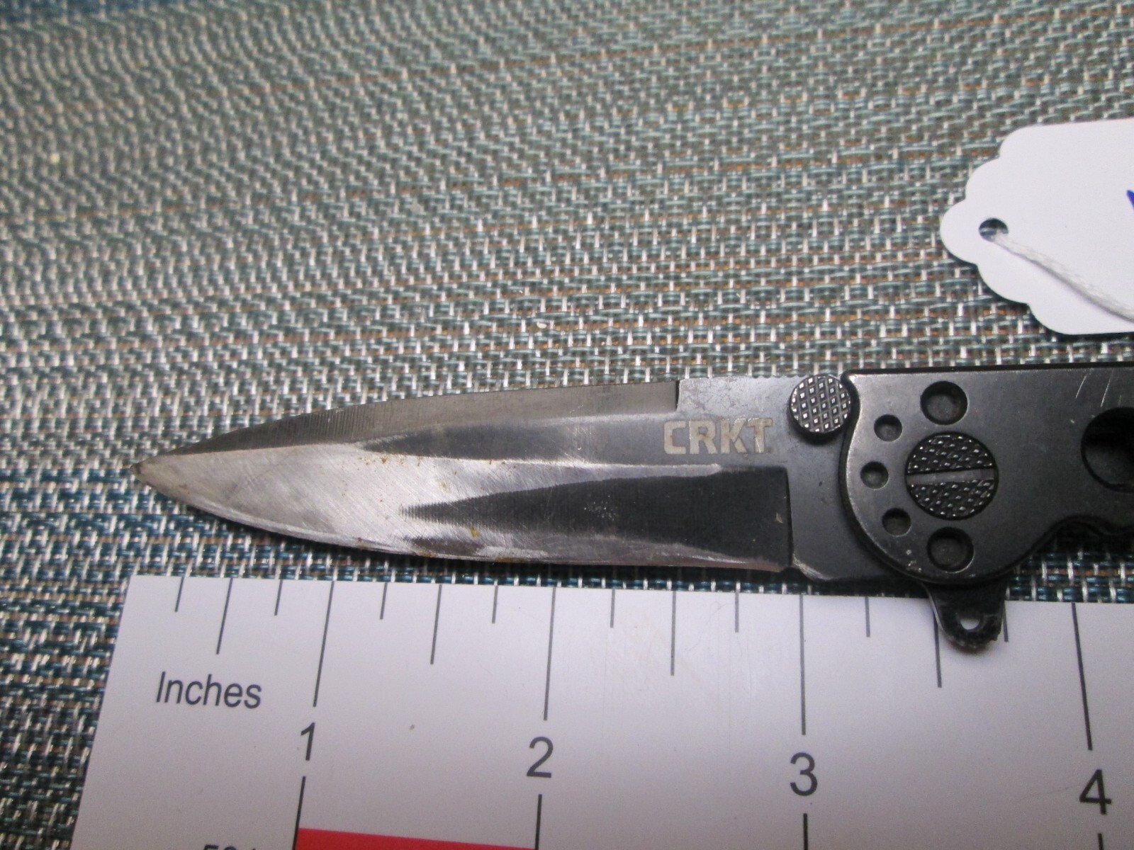 117 Black CRKT M 1601KS Spearpoint Stainless Frame Lock Knife eBay