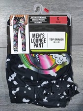 Unicorn Pajamas Mens Small 28-30 Rainbow Butterfly Fun Novelty Lounge Pant PJs