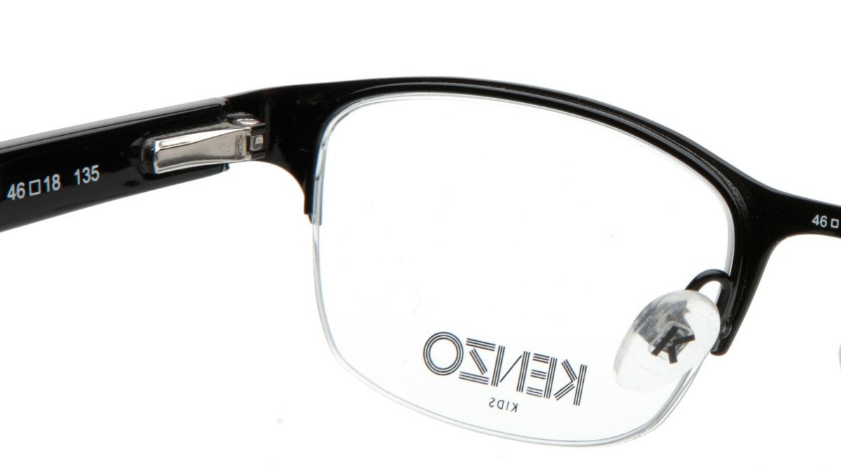 NEW KENZO KIDS KZ6041 C01 BLACK EYEGLASSES GLASSES 6041 46  display picture 3