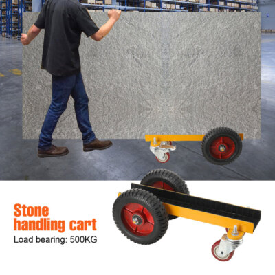 Marble Handling Trolley Four-wheeled Loading Vehicle Heavy-duty Universal Wheel