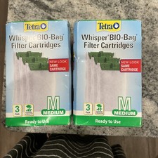 Tetra Whisper BIO-BAG Medium Disposable Filter Cartridges For Aquariuoms 6 Pack