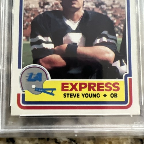 1984 Topps USFL - Steve Young #52 (RC) - PSA 9 — football - super rare (mc) - Picture 8 of 12