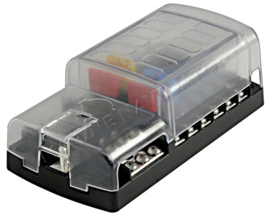 Osculati Polycarbonate 12 Fuse Holder Box for Resettable Fuses 165x85mm