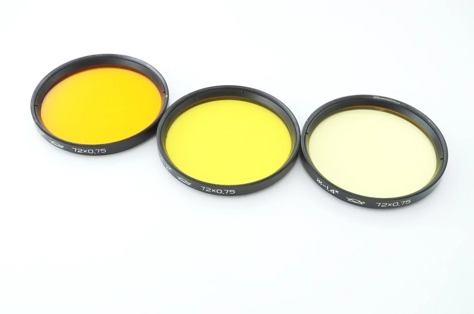 3 pcs KMZ J-1.4x, OC-2.8x, J-2x 66mm size M72x0.75 Lens filters for the Tair 3 - Image 2 of 4