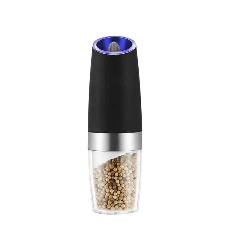 LED Automatic Electric Gravity Salt Pepper Grinder Set Adjustabl