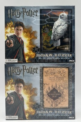 2 BRAND NEW SEALED JIGSAW PUZZLES. HEDWIG & MARAUDERS.NECA.