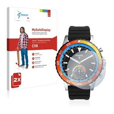 Fossil Q Crewmaster FTW1124, 2x Vikuiti  MySafeDisplay Screen Protector CV8  3M