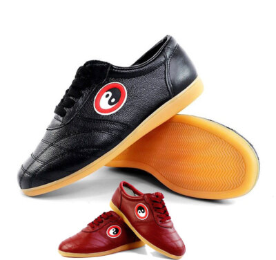 Martial Art Karate Taekwondo Shoe Kung Fu Genuine Leather Shoes Tai Chi Training