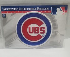 Chicago Cubs 4  Round Embroidered Patch National Emblem NIP MLB Collectable