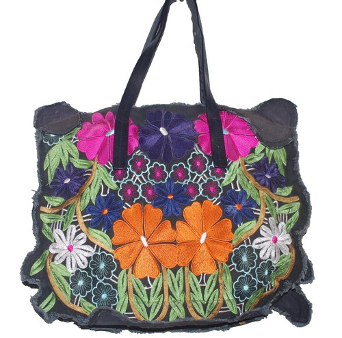 Rare Anthropologie Jasper & Jeera Embellished Beaded Backpack Boho Festival Jasper & Jeera Anthropologie Embellished Boho Handbag - New  main image 3