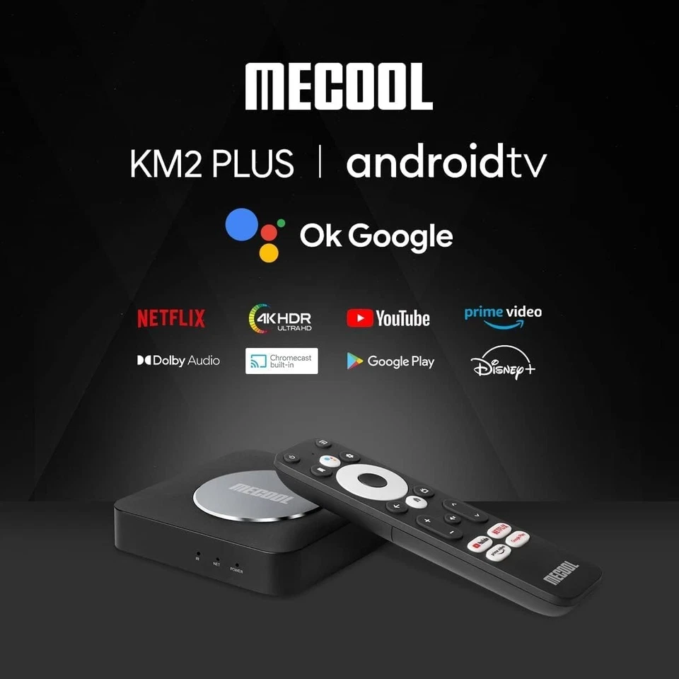 MECOOL KM2 Plus Android 11 TV Box 2G 16G Chromecast Netflix Certified Prime WiFi - Image 4 of 4