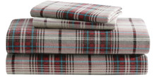 Eddie Bauer - Flannel Collection - Cotton Bedding Sheet Set, Pre-Shrunk