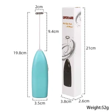 Hot Mini Electric Handheld Milk Frother Mixer Whisk Egg Beater Coffee Foamer Sti