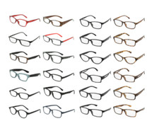 Reading Glasses Mens Eyewear 6 Pair Lot Affordable 2.50 to 3.50 Strength New