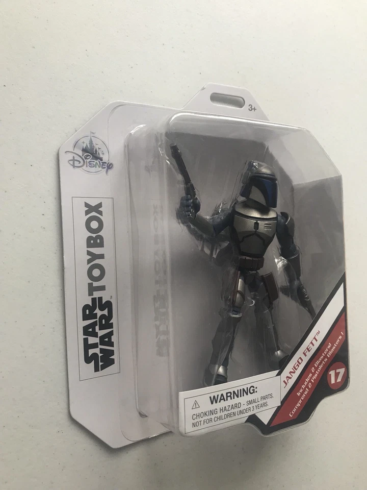 Figura de acción Star Wars Toybox Jango Fett Disney Store 5" pulgadas ENVÍO RÁPIDO *NUEVO* Foto 3 de 4