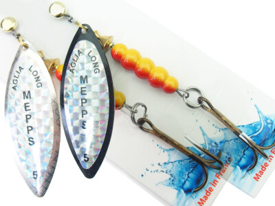Mepps Aglia Long Rainbo #5 29g Spinner Zander Wels Hecht Köder NEU FARBEN