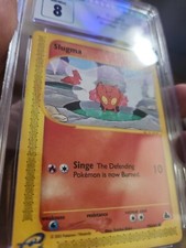 Slugma - 99/144 - PSA CGC 8 Mint - Skyridge eReader Pokemon - POP 1! on eBay
