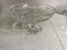 Sherbourne Pattern Stuart Crystal Comport / Tazza / Bonbon Dish 10cm high