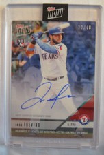 2018 Topps Now Baseball #336B Jose Trevino Autographed Rookie Card RC 22/49