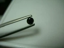 2-3 ct. Loose Round Black Diamond Excellent Cut and Quality AAA With Certified